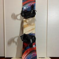 Tavola snowboard Nitro Lectra 146 con attacchi