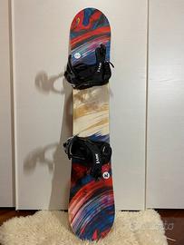 Tavola snowboard Nitro Lectra 146 con attacchi