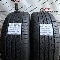 2 PNEUMATICI 235/50 R19 CONTINENTAL 4 STAGIONI 85%