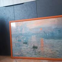 quadro stampa Monet incorniciato 