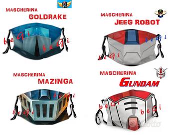 Set completo 4 MASCHERINA robot