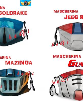 Set completo 4 MASCHERINA robot