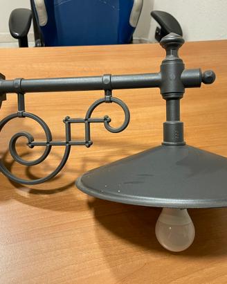 Lampada a muro industrial