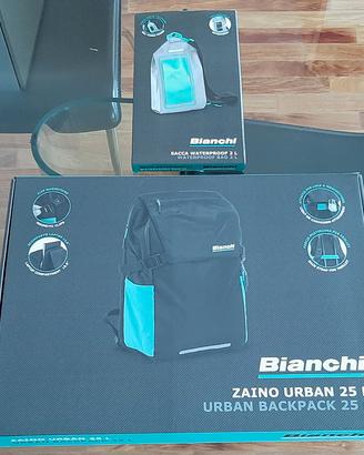 Bianchi, Zaino Urban 25L + Sacca Watetproof 2L