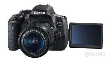 Canon EOS 750D + Accessori Originali Canon – €350