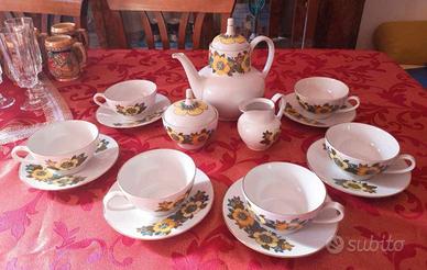 SERVIZIO DA THE' ROYAL MANIFATTURA PORCELLANA
