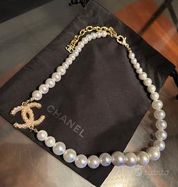 Collana chanel con dustbag