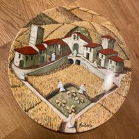 Piatto decor. Richard GInori- originale -estate 82