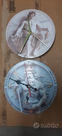 Set di due orologi da parete 