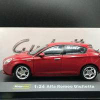 MODELLO AUTO ALFA ROMEO NUOVA GIULIETTA RED PROMO