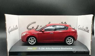 MODELLO AUTO ALFA ROMEO NUOVA GIULIETTA RED PROMO