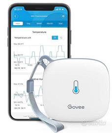 Termoigrometro WiFi da Interno con Notifiche Allar