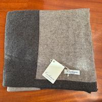 Sciarpa Cashmere marrone e beige nuova donna