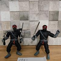 lotto 2 action figure ninja turtles foot soldier 