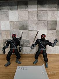 lotto 2 action figure ninja turtles foot soldier 