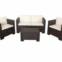 Salottino da giardino in resina