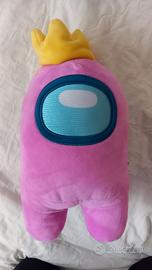 Peluche Among Us rosa