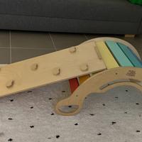 Dondolo e scivolo montessoriano