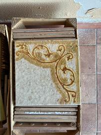 Piastrelle ceramiche ragno vintage 1970