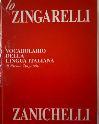 vocabolario della lingua italiana  "Lo Zingarelli"