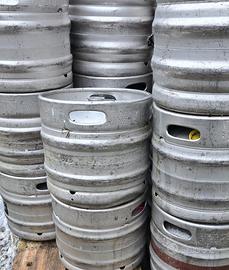 Fusti birra (vuoti) in acciaio