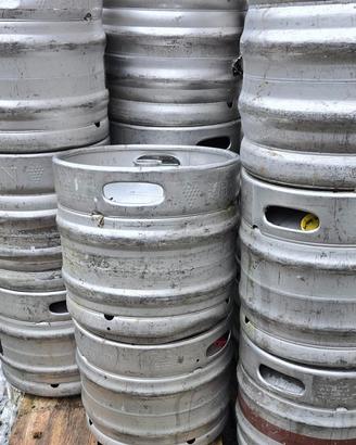 Fusti birra (vuoti) in acciaio