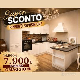 CUCINA ROSY LACCATA  COME ESPOSTA