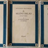 R.Bacchelli-IL MULINO DEL PO- 3 VOL.RIZZOLI - 1952