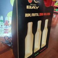 Insegna luminosa barnat tappetino bar bacardi