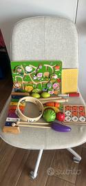 Set giochi in legno per bambini