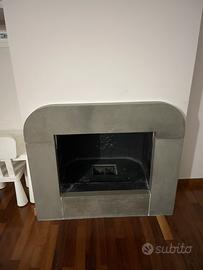 Rivestimento camino in marmo pietra serena