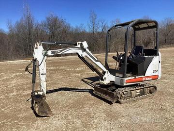 BOBCAT BOB CAT 322 SCAVATORE MINI ESCAVATORE SCAVA