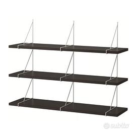 3 Mensole IKEA Noce Scuro