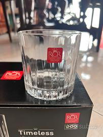 Set 6 Bicchieri acqua da vino whisky o liquori RcR