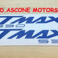 coppia adesivi scudo tmax 530 BLU