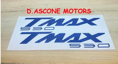 coppia adesivi scudo tmax 530 BLU