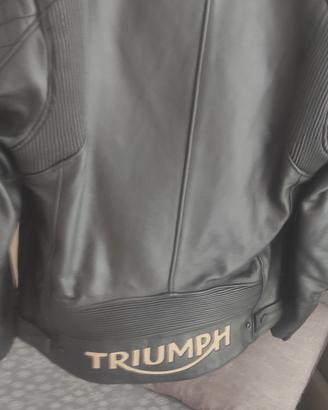 giubbotto in pelle Triumph