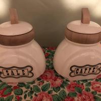 2 Barattoli porcellana