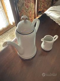 Caffettiera Bricco Caffè Latte 25 cm in Ceramica