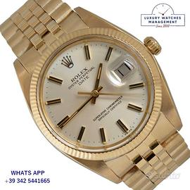 Rolex Oyster Perpetual Date 1503/8 Soleil silver
