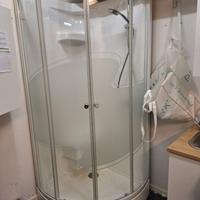 Box/Cabina doccia semicircolare in vetro temperato