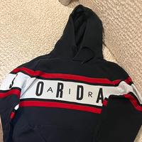 Felpa Jordan nera con logo frontale XL