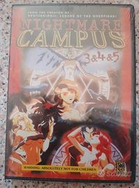 Nightmare Campus 3 4 5. horror anime dvd sigillato