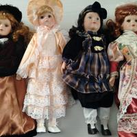 Bambole in porcellana da collezione
