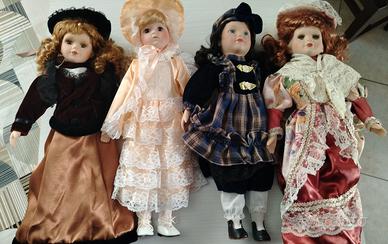 Bambole in porcellana da collezione