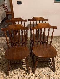 Sedie in legno