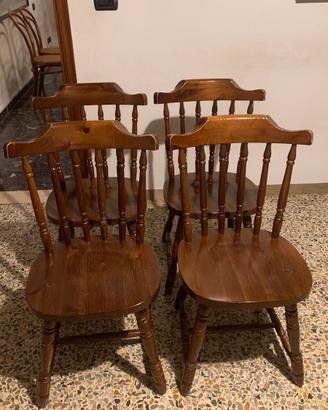 Sedie in legno