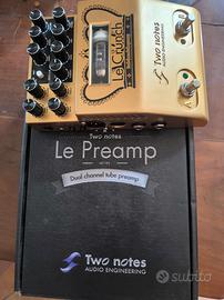 Two Notes Le Crunch preamplificatore valvolare
