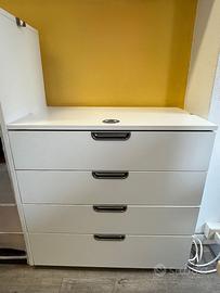 cassettiera a 4 cassetti da 80 cm  IKEA