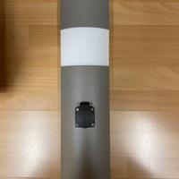 Designer lampada giardino in alluminio con presa